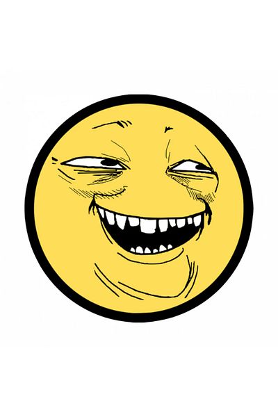 INOVATIX Set of 8, Naughty Smile Meme Sticker, INOVATIX®. 6 cm