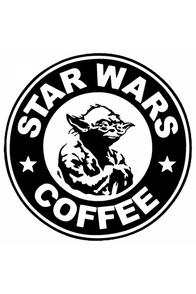 INOVATIX Set de 8 piese, autocolant Star Wars Coffee Starbucks, INOVATIX®. 6 cm