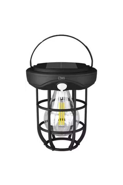 SIKS Lampă solară portabilă cu lanternă, montabilă pe perete pentru iluminat decorativ, 3 LED-uri Cob
