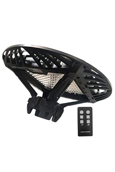 SIKS Lampă solară pentru stâlp exterior, stradă sau grădină cu panou solar încorporat, 136 LED-uri