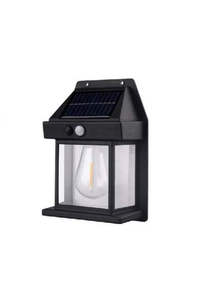 SIKS Lampă de perete LED solară, pentru exterior, cu senzor de mișcare și lum...