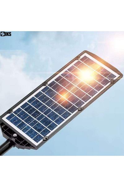 SIKS Solar Street or Garden Lamp With Built-in Solar Panel, Outdoor, 442 SMD LED