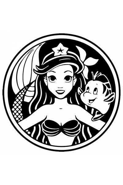 INOVATIX Set de 8 piese, autocolant Starbucks Coffee Ariel, INOVATIX®. 6 cm