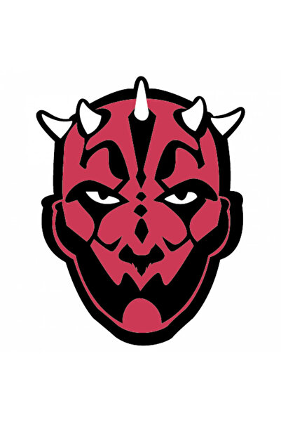 INOVATIX Set de 8 piese, autocolant Star Wars cu capul lui Darth Maul, INOVAT...