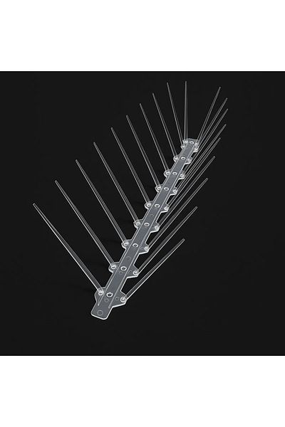 KOVMATİK First Class Transparent Polycarbonate Bird Tunnel and Anti-Feather Barrier 20 Pieces 10 Meters