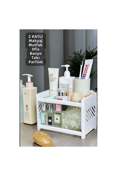 Skygo Modacar Organizer 2 Tiers Shelf Kitchen Shelf Bathroom Office Table Rack
