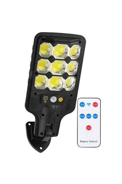 SIKS Lampă solară de exterior, cu panou solar, 63 de LED-uri COB cu amplificare a luminii pentru grădină