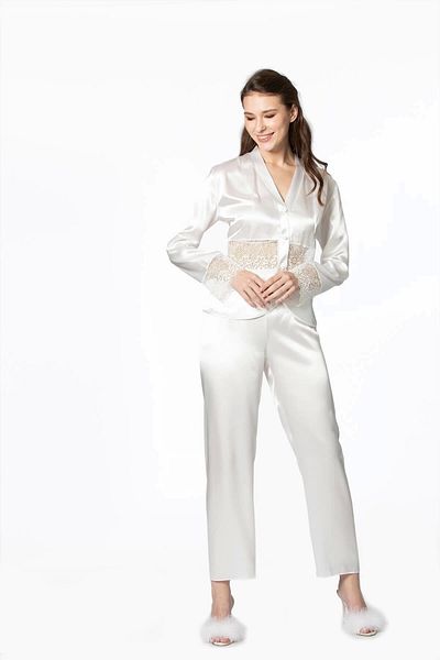 Beruflic Pier cardin 6040 short nightgown 6-piece silk set
