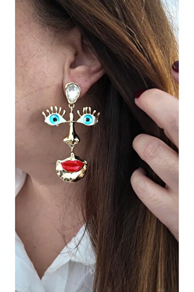 By Selen Suyolcu Silhouette Steel Earrings