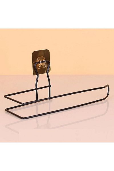 Skygo Buffer ®   Self Adhesive Chrome Stainless Metal Towel Paper Holder Apparatus