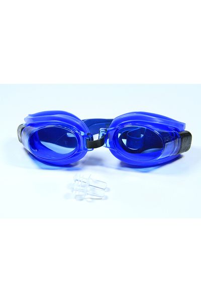 MAİN SHOP Pool and Sea Swimming Goggles 3-8 Years Old Children's Swimming Goggles with Vacuum Earplugs M-2088