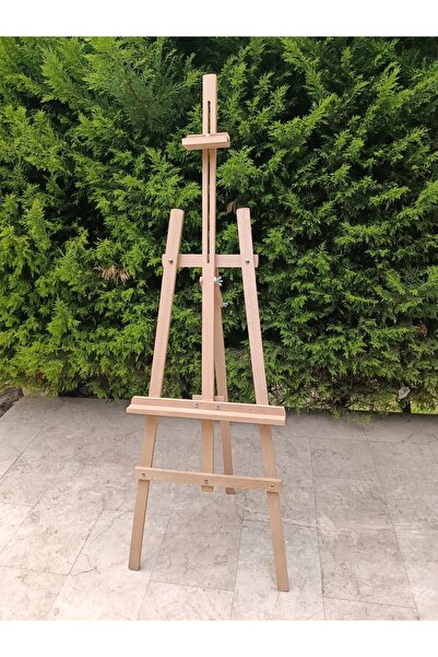 İNCİ TUVAL Kayın 172cm Şövale Tuval Sehpası Özel Model