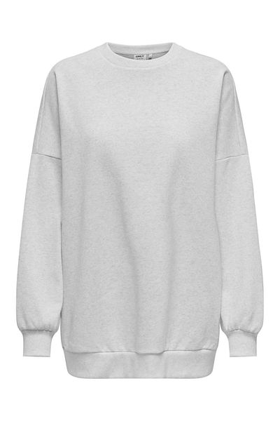 ONLY Onldaze L/S Oversize O-Neck Swt Women's Gray Sweatshirt - 15335172