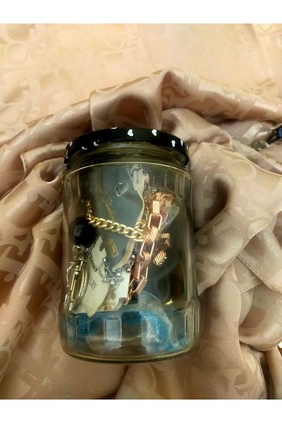 lss international 10Pcs Jewelry Jar Box Necklace Bracelet Earring