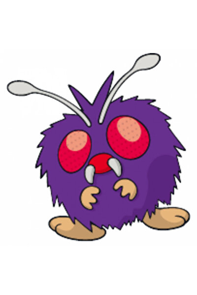 INOVATIX Set de 8 piese, autocolant Pokemon Venonat, INOVATIX®. 6 cm