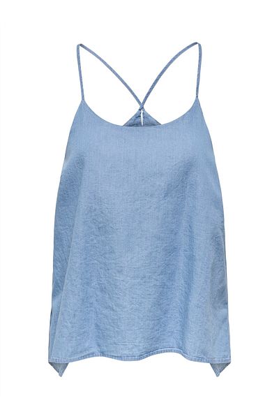 ONLY Onlnova Azure Elba Singlet Ptm Women's Blue T-Shirt - 15343005