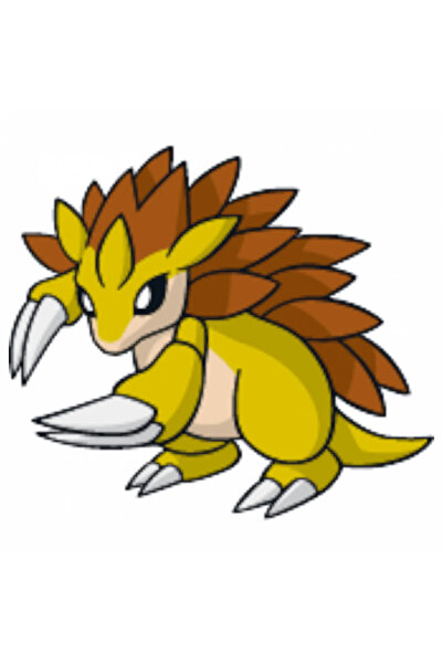 INOVATIX Set de 8 piese, autocolant Pokemon Sandslash, INOVATIX®. 6 cm