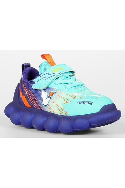 Kocamanlar Ayakkabı Vicco Flash Lighted Orthopedic Children's Sports Shoes Green