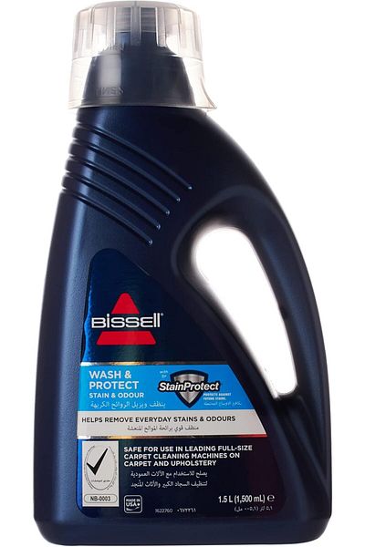 Bissell Wash & Protect- Stain & Odour carpet cleaning formula, 1.5 Liter 1086K