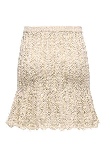 ONLY Onlerin Life Mw Skirt Knt Women's Birch Skirt - 15341577