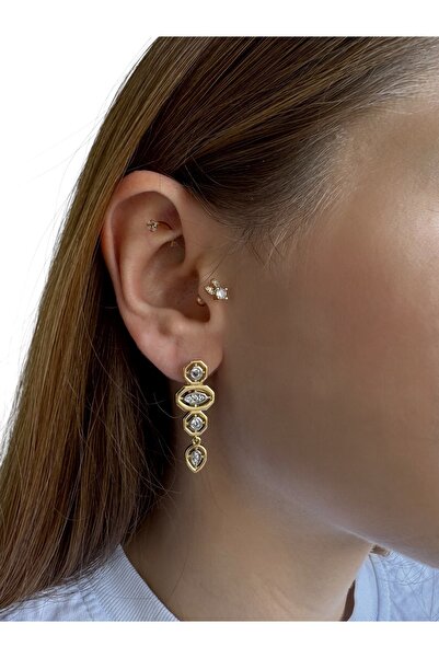 Gilia Jewelry Design Zircon Stone Earrings