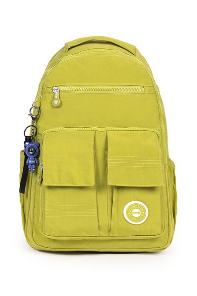 Necati Çanta Waterproof Crinkle Fabric Backpack for School and Daily Use