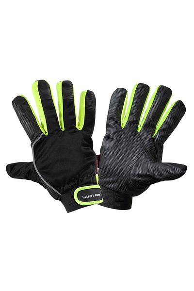 Lahti Pro Thermal Polyurethane-Polyester Glove With Cuff - 9