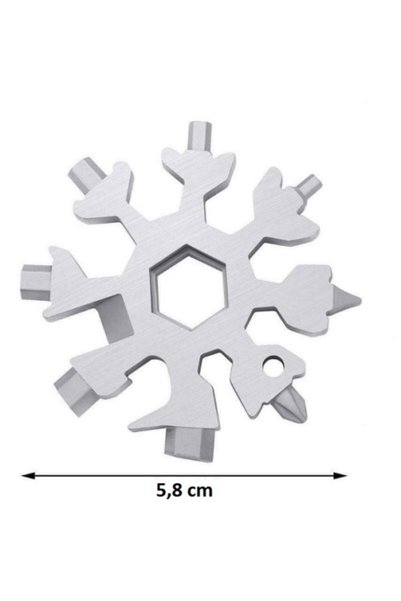 ForWhat Snowflake Motif Model Keychain with Opener for Office Home Office Gift