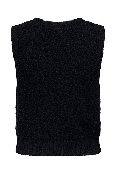 ONLY Onlalvilda Sl Waistcoat Cc Knt Women's Black Sweater - O15339653