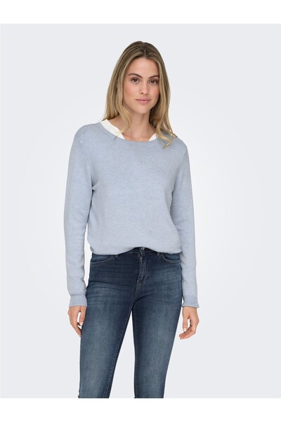 ONLY Women's Round Neck Spring Sweater - 15333989