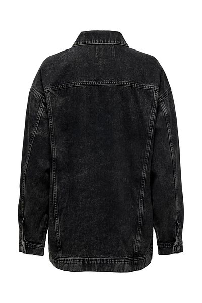 ONLY -Onllennox Ls Long Ovs Dnm Jacket Women Black Coat - 15266059