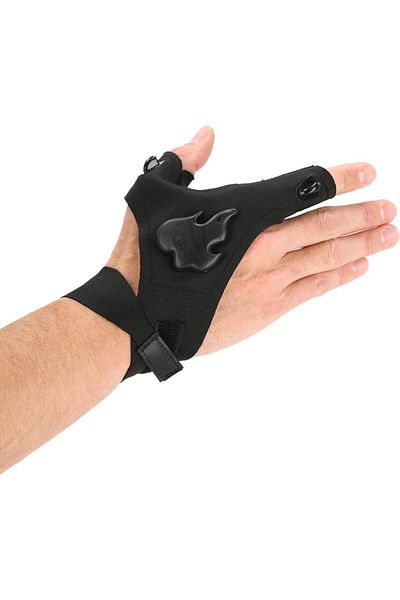 Lahti Pro Partial Glove With Built-in LED Lighting