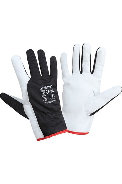 Lahti Pro Sheepskin Glove / Black-White - 11