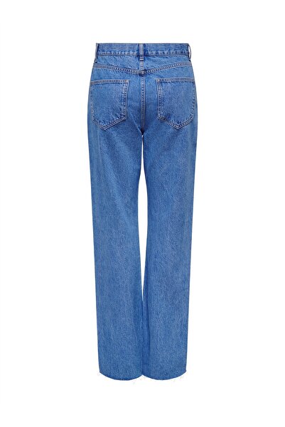 ONLY Onlriley Ex Hw Rw Str Dot006 Dnm Noos Women's Blue Jean - O15336776