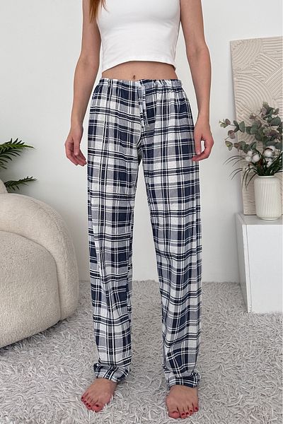 Oyga Pantaloni de pijama pentru femei, din țesătură respirabilă, imprimată, fără buzunare