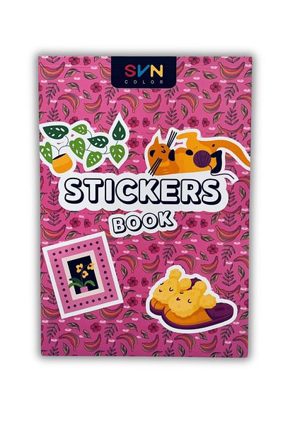 Mielibon 16 Page Themed Sticker Notebook with 300+ Stickers |   Decorative & Colorful Designs