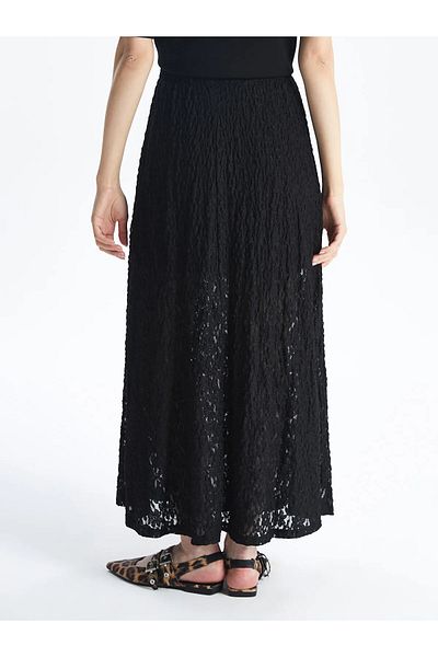 LC Waikiki Lace Skirt with Elastic Waist