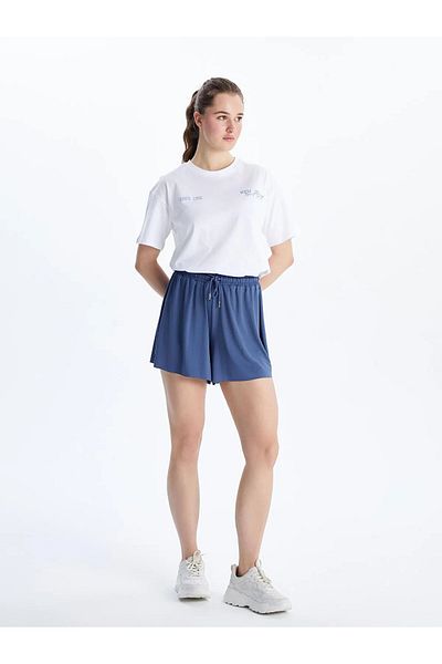 LC Waikiki Women's Sports Shorts with Elastic Waist
