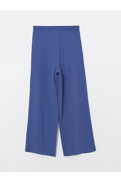 LC Waikiki Elastic Waist Textured Women's Trousers