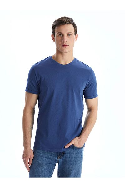 LC Waikiki Crew Neck Combed Cotton Men's T-Shirt