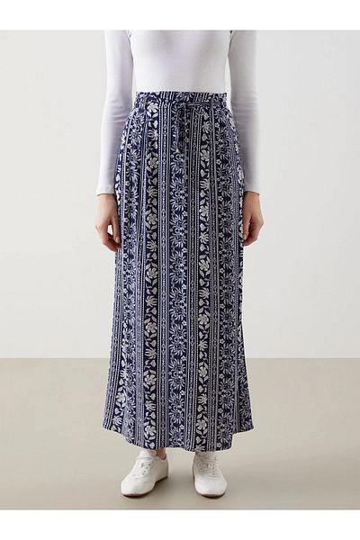 LC Waikiki Floral Women's Skirt with Elastic Waist