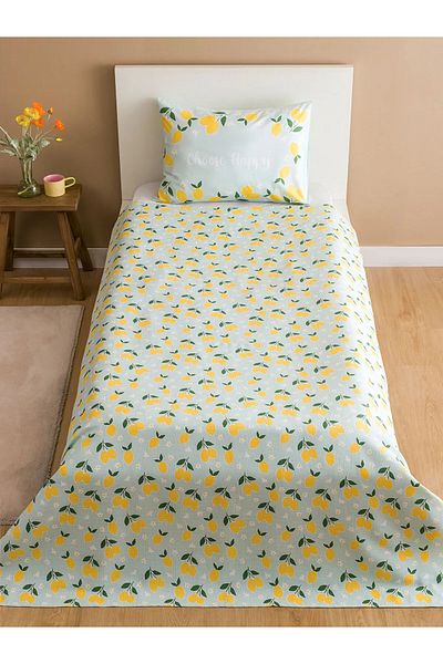 LC Waikiki Lemon Patterned Single Pique Set