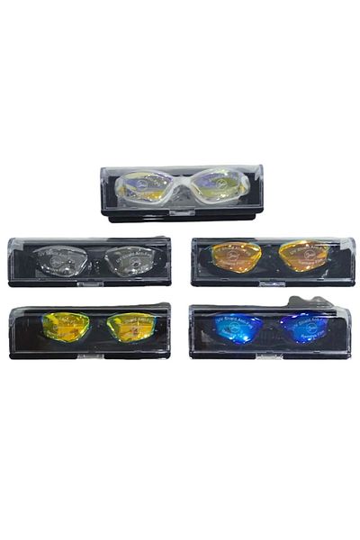 MAİN SHOP + 14 Years Old No Fogging Pool and Sea Swimming Goggles Adjustable Professional Swimming Goggles M-G640Dm
