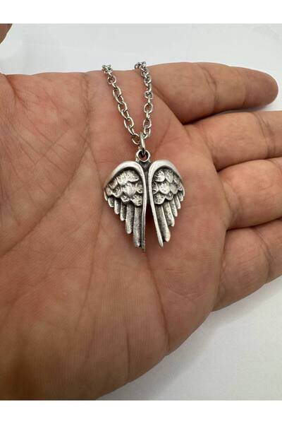 Yuchicly قلادة أجنحة الملاك - قلادة نسائية أنيقة وعصرية