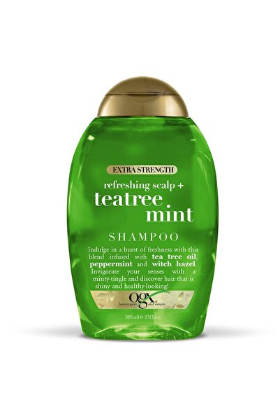OGX Teatree Mint Shampoo 385 ml Çayağacı Özü Nane Yağı Şampuanı 385 ml