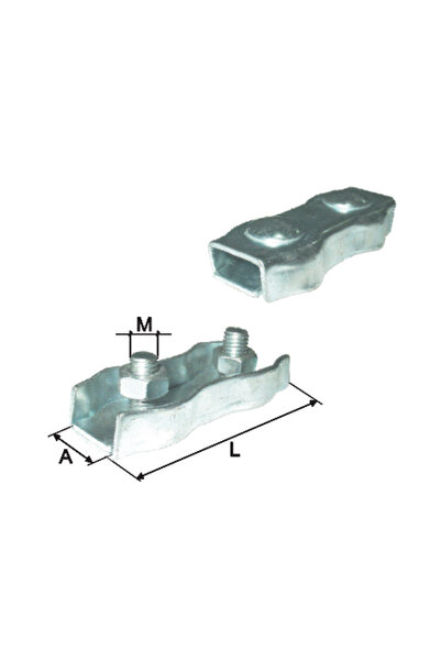 MK Двоен фиксиращ фланец M4 / 7X35Mm