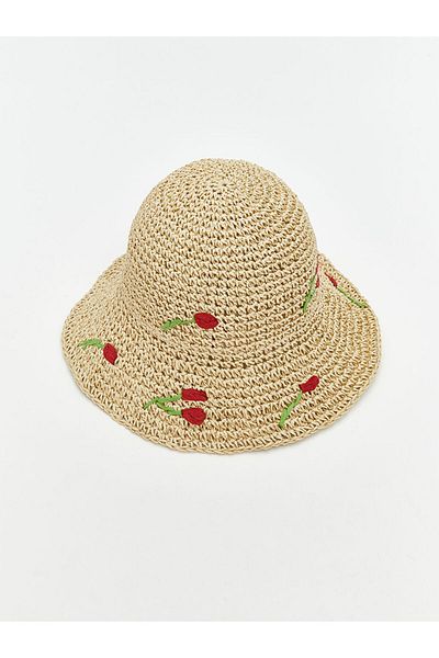 LC Waikiki Lcw Accessories Beige Women's Straw Bucket Hat