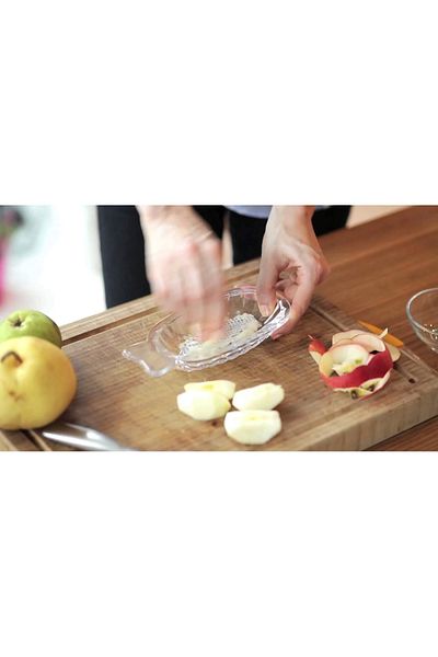 LiderGlobal Glass Baby Grater - Fruit Grater (Lead Free) (336336)