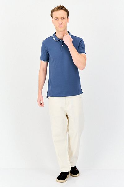 CELIO Men Loose Fit Solid Non-Stretchable Jeans, Off White