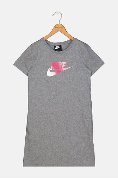 Nike Kids Girl Sportswear Fit Outdoor Dress, Grey